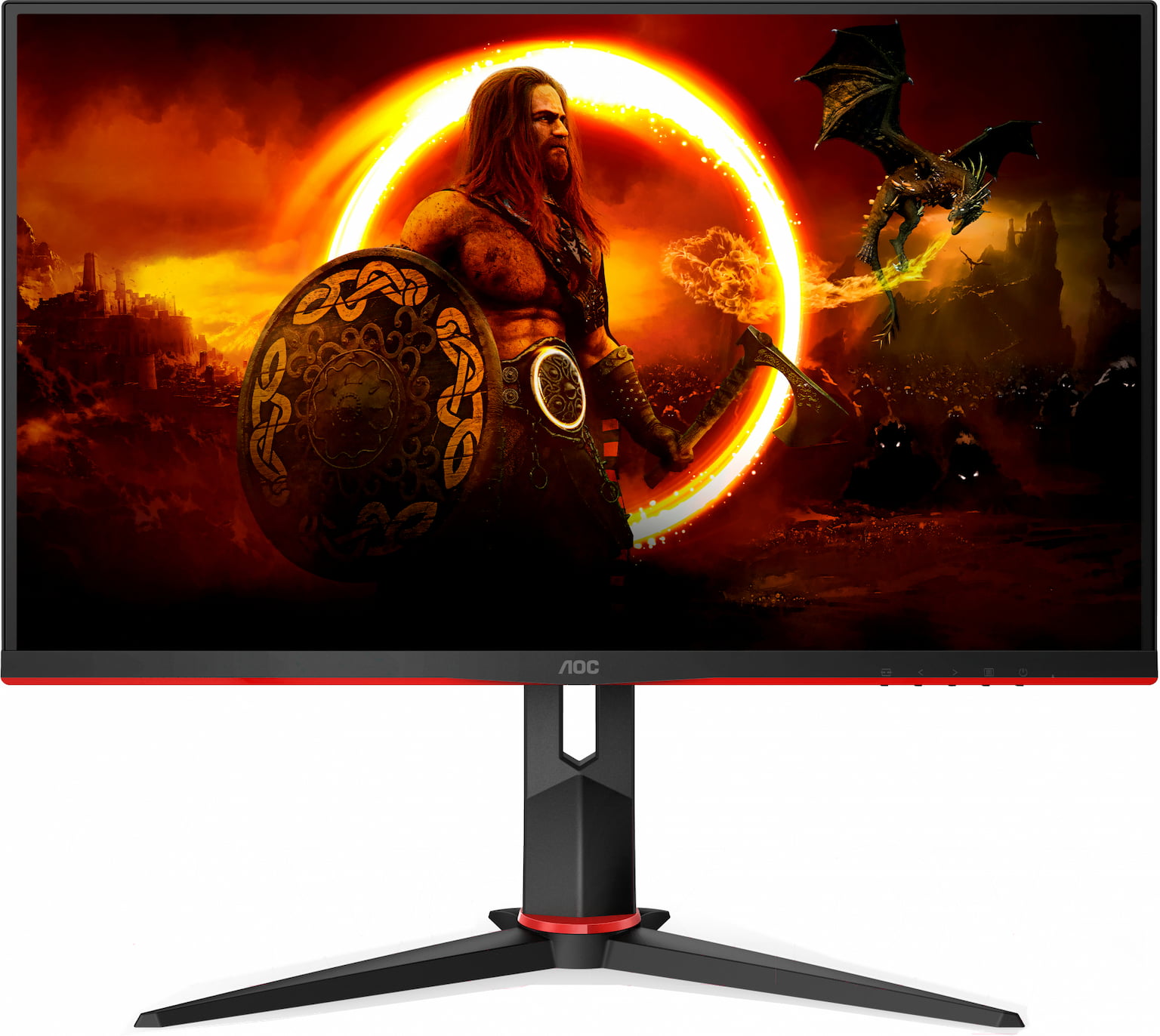 Монитор 27" AOC 27G2SPU/BK IPS 1920x1080, 165 Гц, 1 мс, 16:9, 250 кд/м2, 2xHDMI, 1хDP, 1xVGA, 4xUSB, 1x3.5 мм, черный