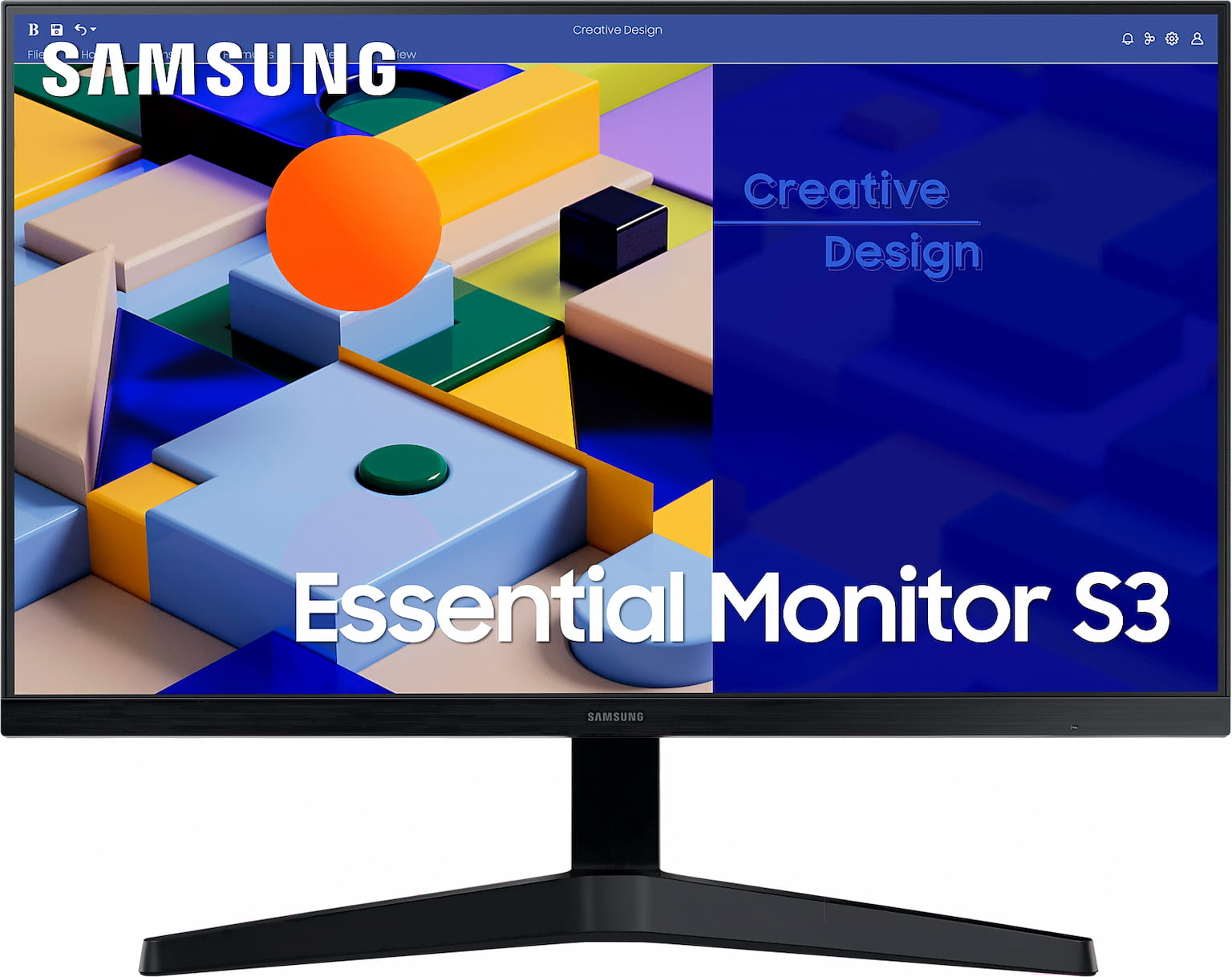 Монитор 27" Samsung S27C310EAI черный IPS 1920x1080, 75 Гц, 5 мс, 16:9, 250 кд/м2, 1xHDMI, 1xVGA