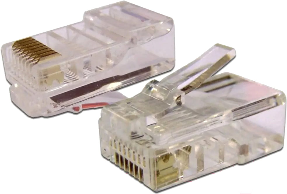 Коннектор медный LANMASTER TWT-PL45-8P8C UTP RJ45 cat.5e (упак.: 100 шт)