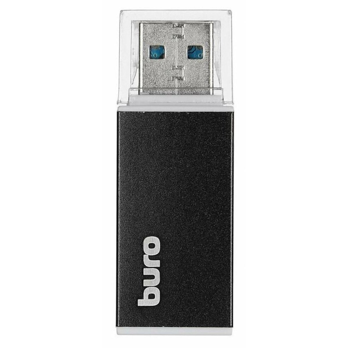 Кард-ридер Buro BU-CR-3104/черный/MMC/MS/MS Duo/MS Pro/RS-MMC/SD/SDHC/TF/mini-SD/USB 2.0/пластик