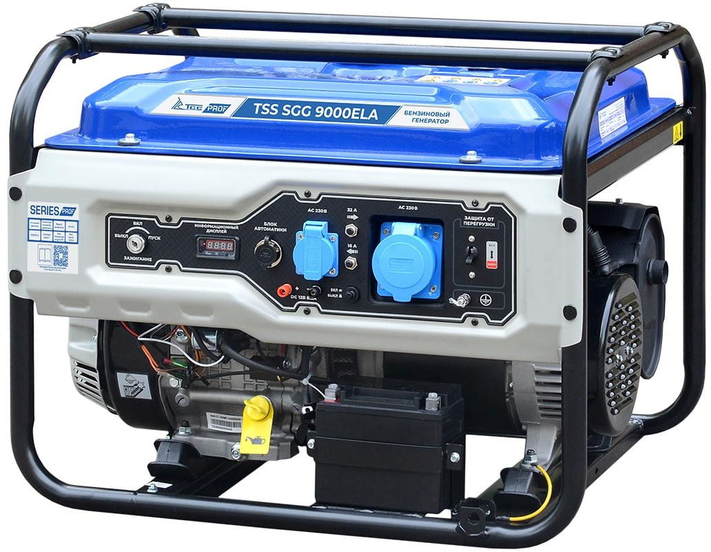 Электрогенератор бензиновый ТСС SGG 9000ELA, 8.5 кВт, 80 дБ, 88кг