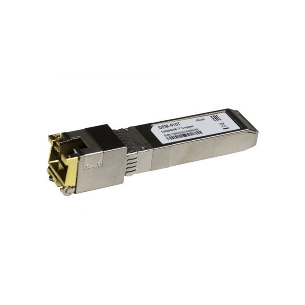 Трансивер D-Link 410T/A2A SFP+ с 1 портом 10Gbase-T (до 80 м)