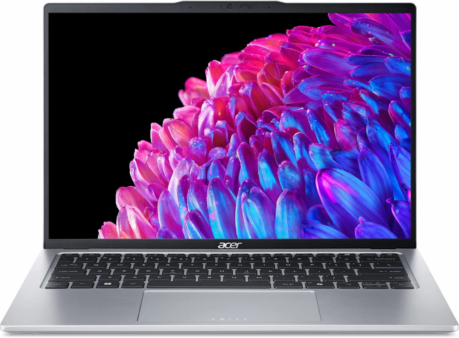 Ноутбук Acer Swift Go 14 SFG14-73-70EH/14"/OLED/Intel Core Ultra 7 155H/16Gb/1Tb/SSD/Intel Arc/Windows 11 Home/серебристый/1.3kg