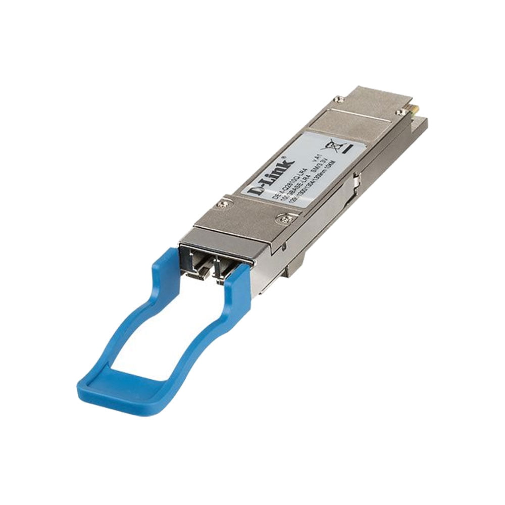 Трансивер D-Link DEM-Q2810Q-LR4/A1A QSFP28 с 1 портом 100Gbase-LR4 для одномодового оптического кабеля (до 10 км)