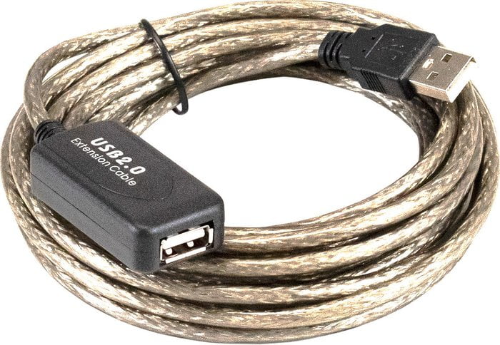 Удлинитель активный USB2.0-repeater ExeGate EX-UAE-AMAF-5.0 (Am/Af, 5м)