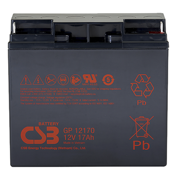 Батарея для ИБП CSB GP 12170 (12V 17Ah) клеммы B3