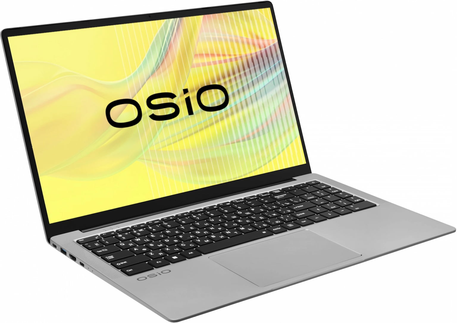 Ноутбук Osio FocusLine F160a-010 серый Ryzen 7 5700U 16Gb SSD 1Tb 16.1" FHD (1920x1080) без ОС WiFi BT Cam 6000mAh