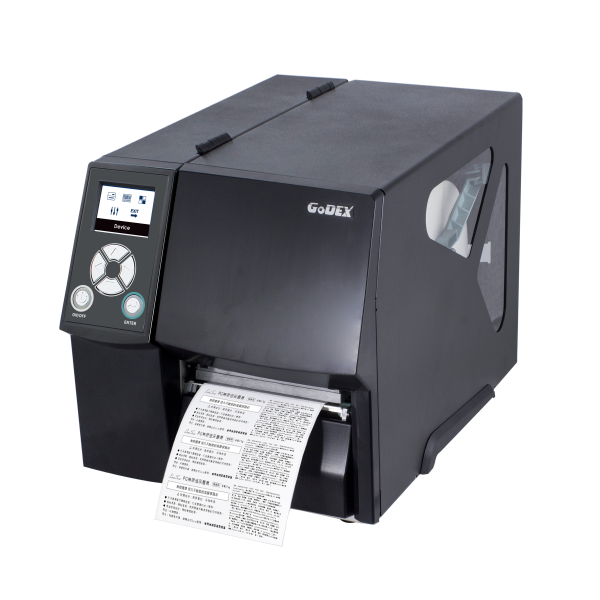 Принтер этикеток термотрансферный Godex ZX430i+, 300 DPI, 102 мм/cек, Ethernet, RS232 (COM, Serial), USB, чёрный