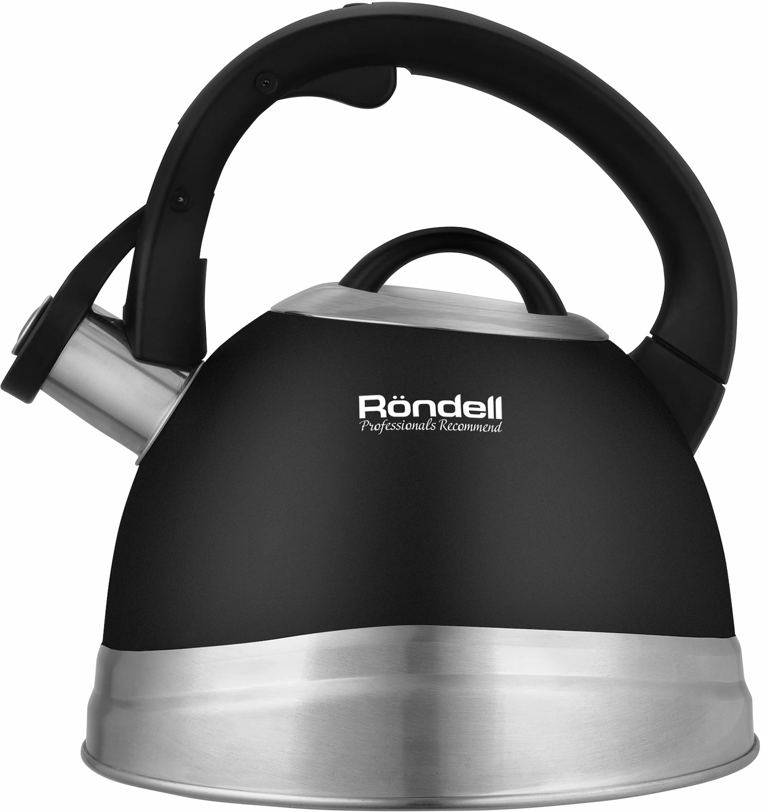Чайник для плиты металлический Rondell Walzer RDS-1827 2.7 л. черный
