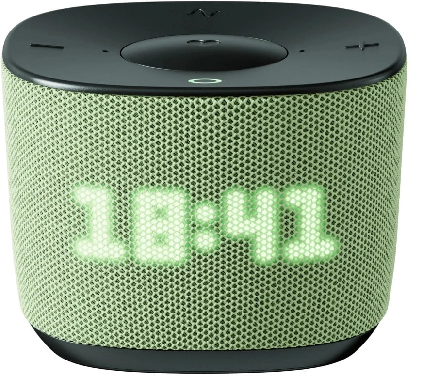 Умная колонка Sber Boom Home, 8Вт, с экраном, 1 динамик, часы, мультирум, TWS, Zigbee хаб, Wi-Fi, Bluetooth 5.0, Zigbee, Салют, фисташковый