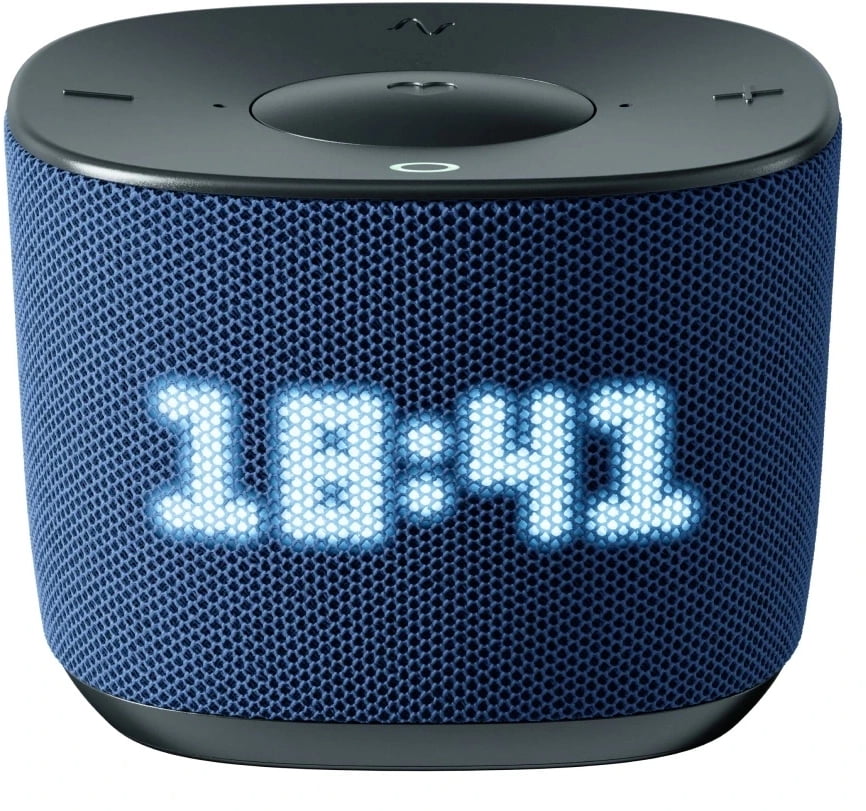 Умная колонка Sber Boom Home, 8Вт, с экраном, 1 динамик, часы, мультирум, TWS, Zigbee хаб, Wi-Fi, Bluetooth 5.0, Zigbee, Салют, морской