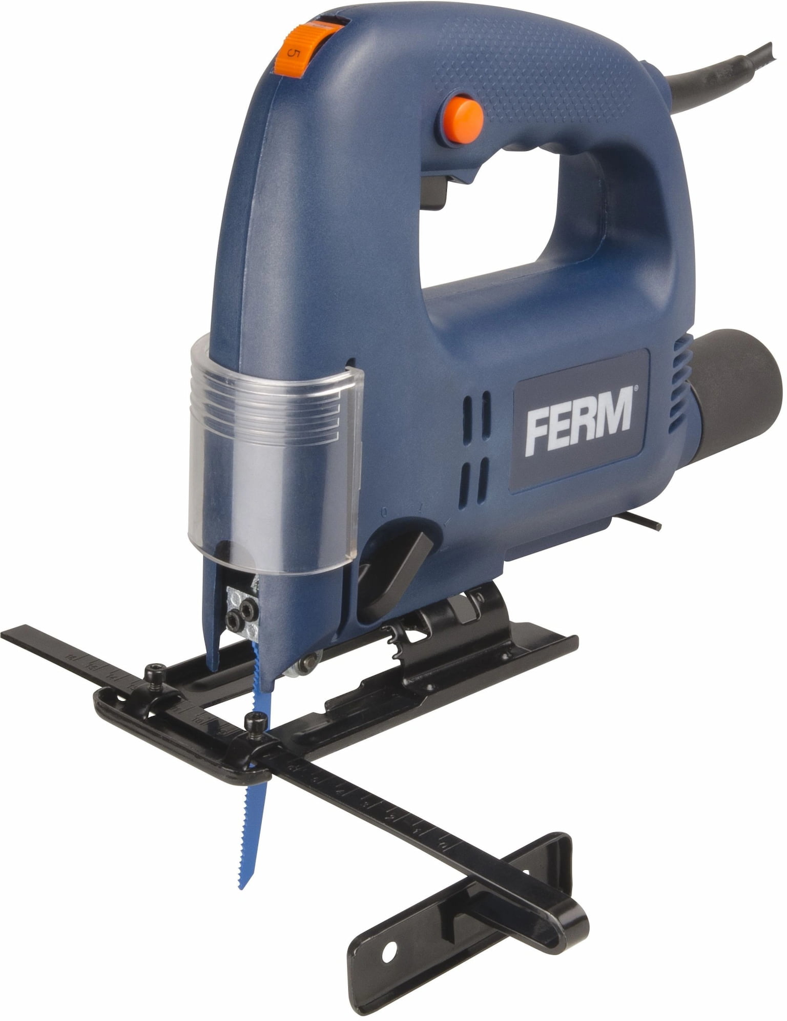 Лобзик электрический FERM JSM1023, 570 Вт., 500-3000 ход/мин, пропил 70 мм, коробка