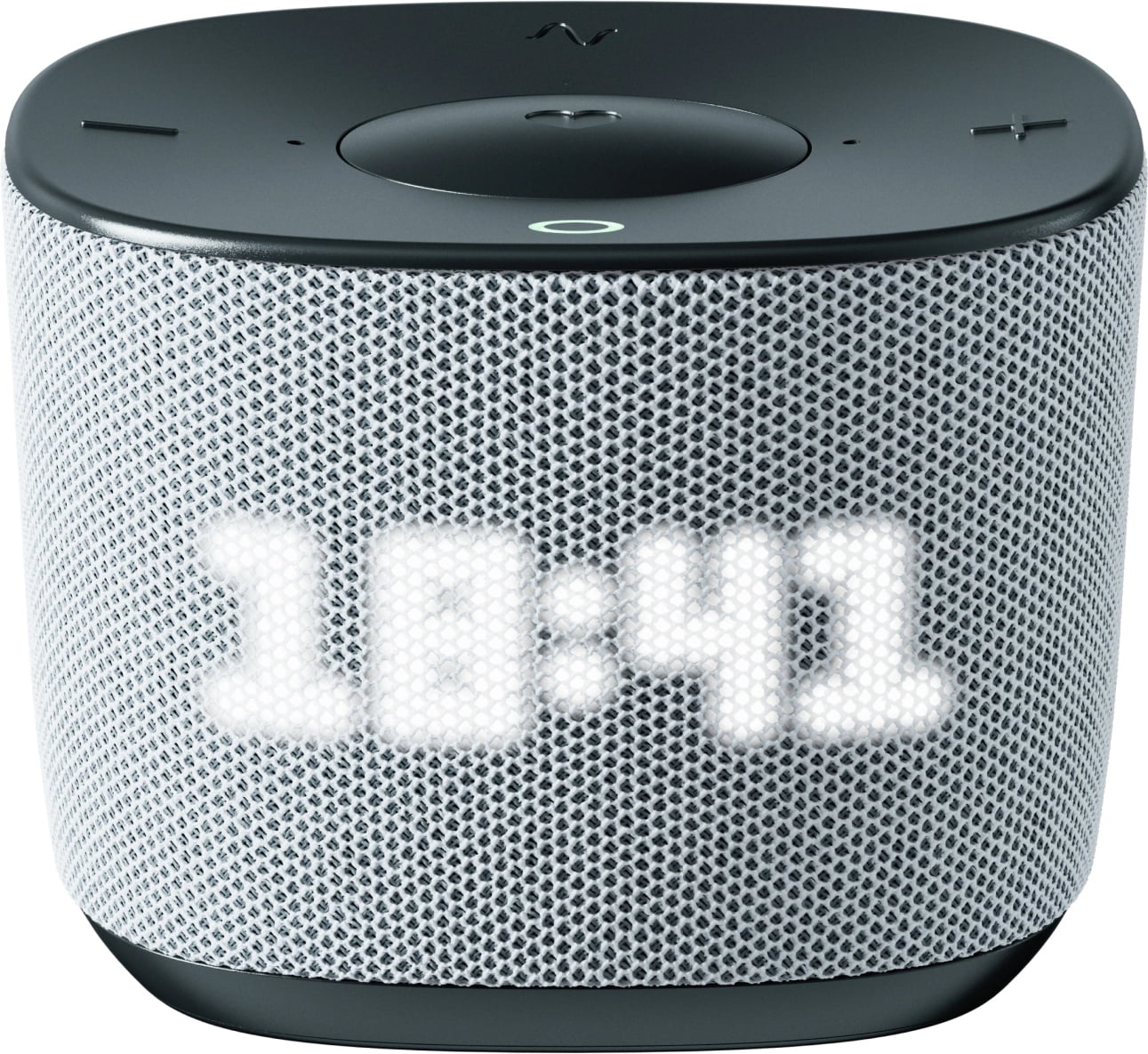 Умная колонка Sber Boom Home, 8Вт, с экраном, 1 динамик, часы, мультирум, TWS, Zigbee хаб, Wi-Fi, Bluetooth 5.0, Zigbee, Салют, серый