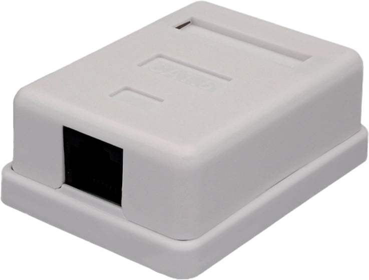 Розетка Suprlan 10-0355-1, RJ45 1 кат.6 UTP