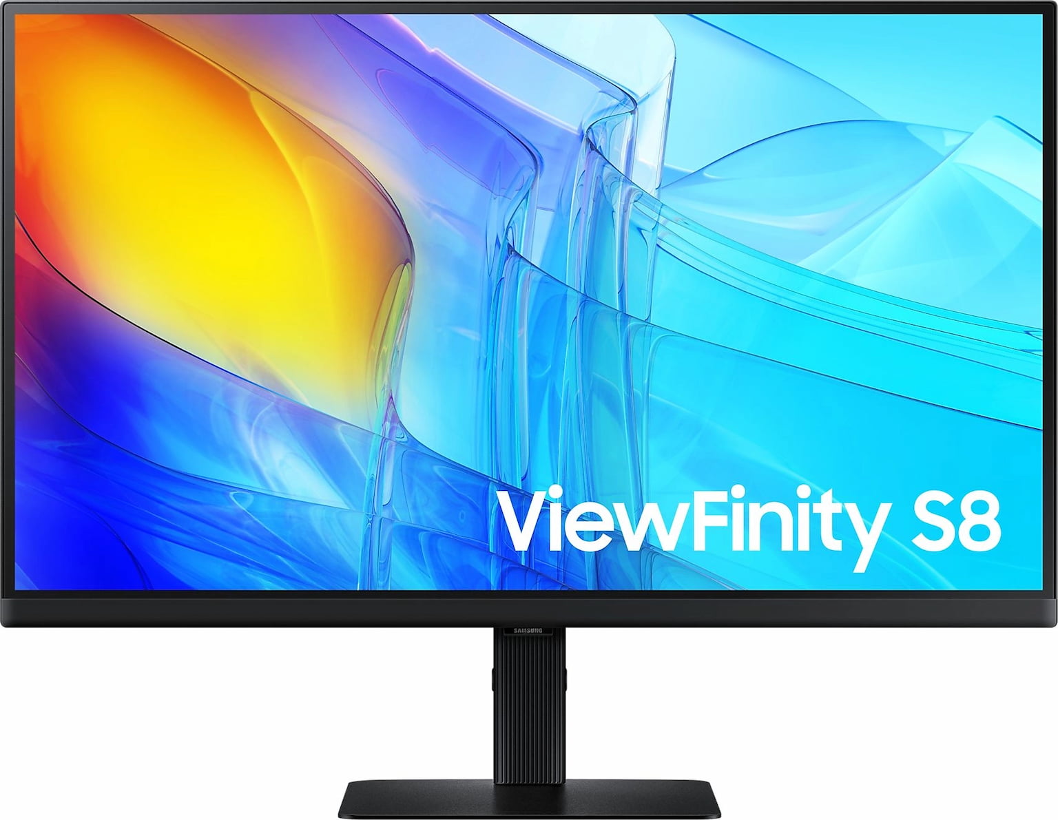 Монитор 27" Samsung ViewFinity S8 S80D IPS 3840x2160, 60 Гц, 5 мс, 16:9, 350 кд/м², HDMI, DisplayPort, HDR, Flicker Free, Low Blue Light, черный
