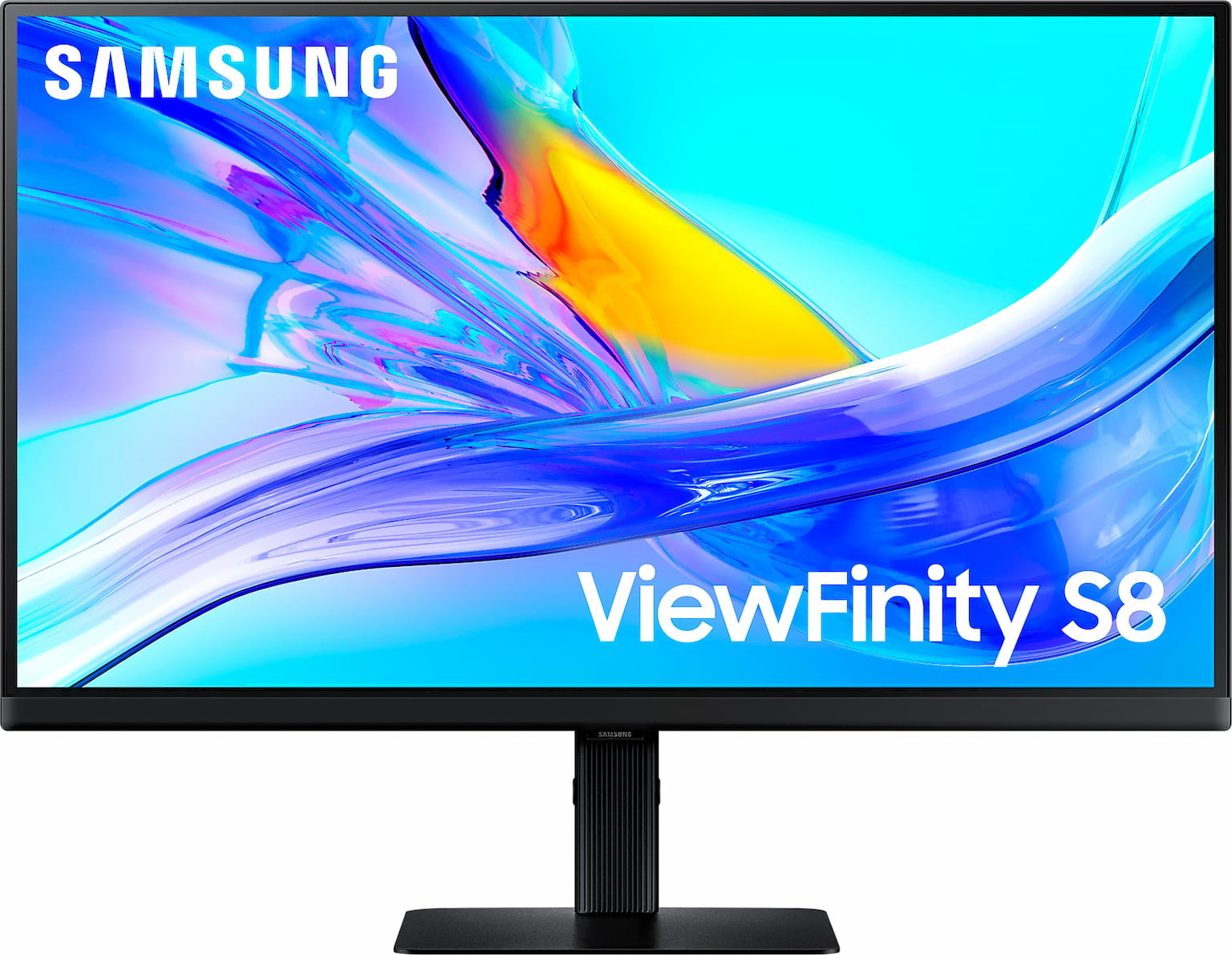 Монитор 27" Samsung ViewFinity S8 S80UD LS27D804UAIXCI IPS 3840x2160, 60 Гц, 5 мс, 16:9, 350 кд/м², 1xHDMI, 1xDP, 1xUSB-C, 3xUSB-A 3.2 Gen 1, 1x3.5 мм, черный