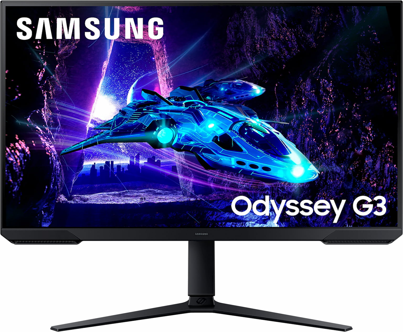 Монитор 32" Samsung Odyssey G3 G30D VA 1920x1080, 180 Гц, 1 мс, 16:9, 250 кд/м², HDMI, DisplayPort, HDR, Flicker Free, Low Blue Light, черный