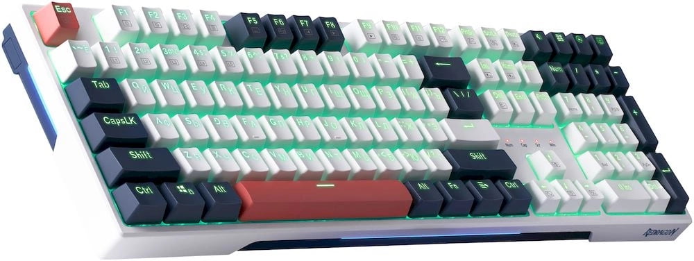 Клавиатура Redragon Whisper проводная, USB Type-A, белый