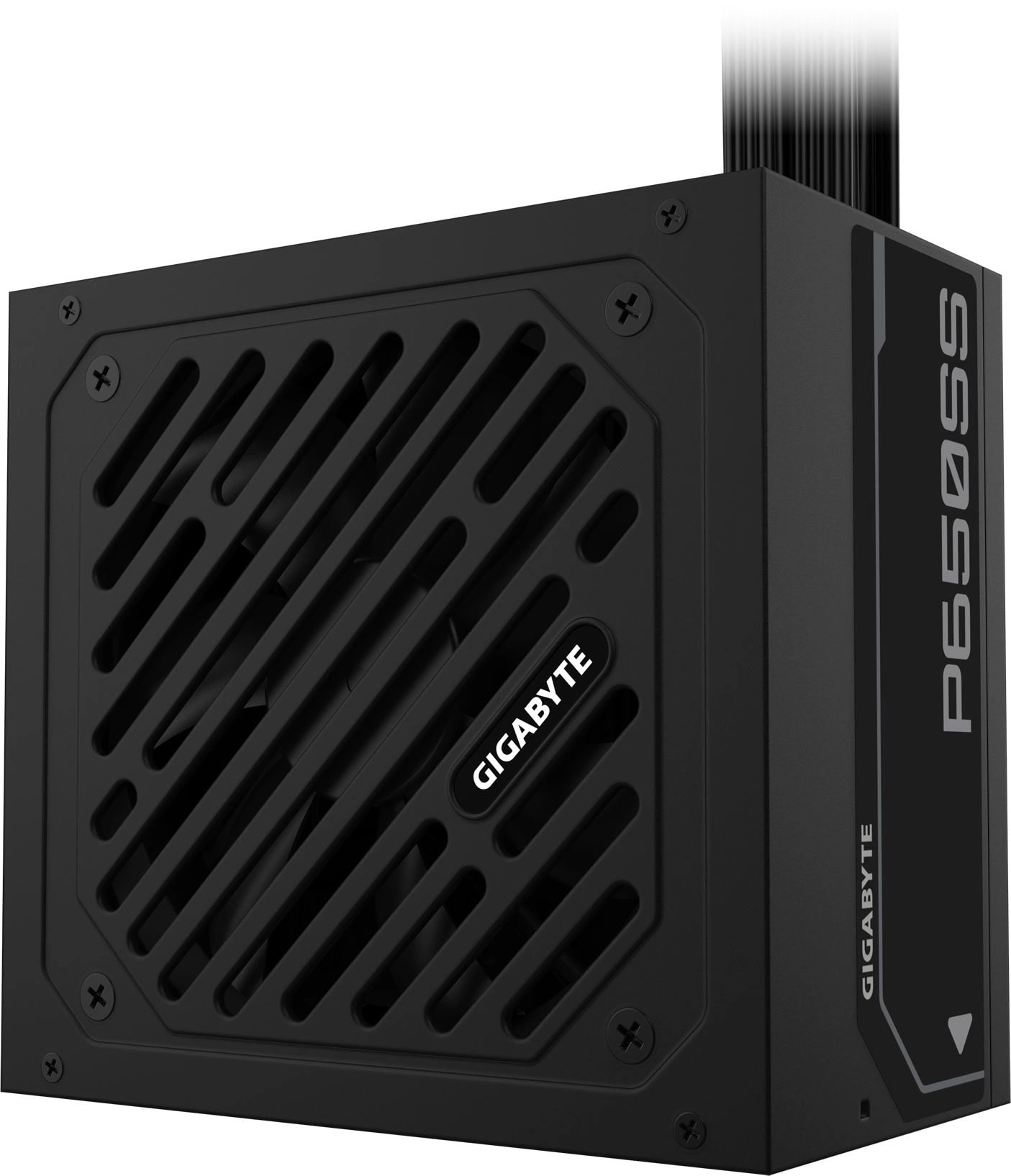 Блок питания Gigabyte GP-P650SS, 650Вт, 80+ Silver, 120мм, немодульный, черный