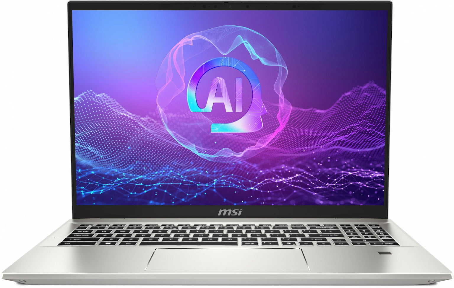 Ноутбук MSI Prestige A16 AI+ A3HMG-083RU/16" OLED UHD+ (3840x2400)/AMD Ryzen AI 9 365/32Gb/ 1Tb SSD/AMD Radeon 880M/Windows 11 Home/серебристый/1.9kg