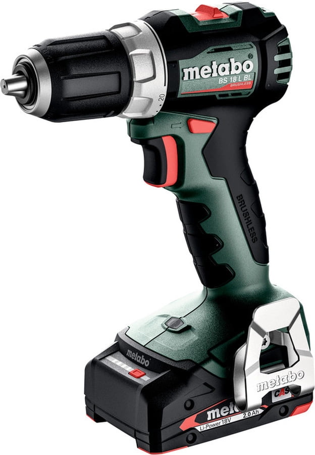 Дрель-шуруповерт Metabo BS 18 L BL, 18 В, 2 Ач, 60 Нм, бесщеточный