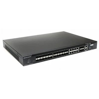Коммутатор OSNOVO Управляемый (L3) гигабитный коммутатор, 16*SFP 1000 Base-X, 8xGE Combo (RJ45 + SFP), 4*10G SFP+ Uplink