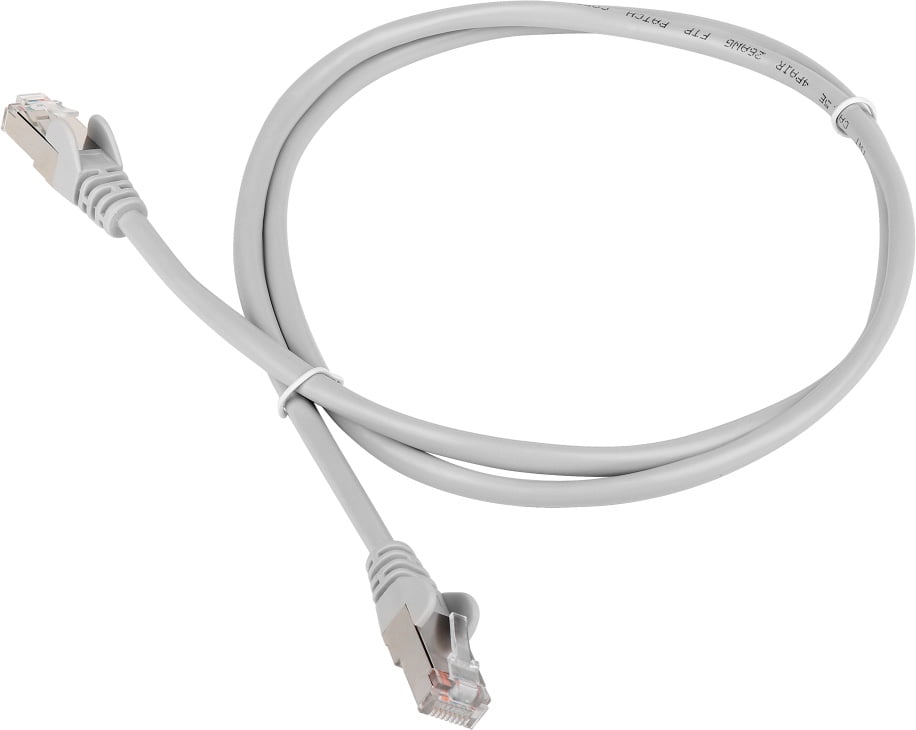 Патч-корд LANMASTER TWT-45-45-2.0/S6-GY 2м FTP Cat 6 серый