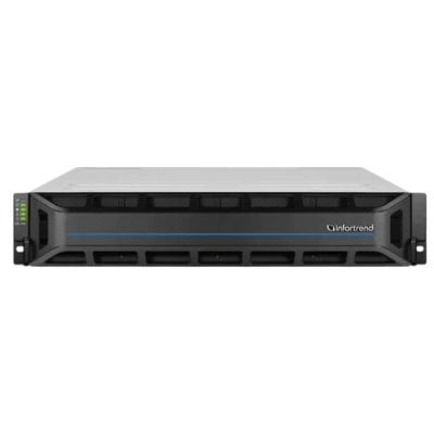 Система хранения данных EonStor GS 3000T 2U/24bay U.2 NVMe AFA,unified,dual controller,4xSFP28,4x host board,6x8GB,2x(PSU+FAN Module),2x(SuperCap.+Flash module),24xdrive trays,1xRM kit (GS 3024URT2)