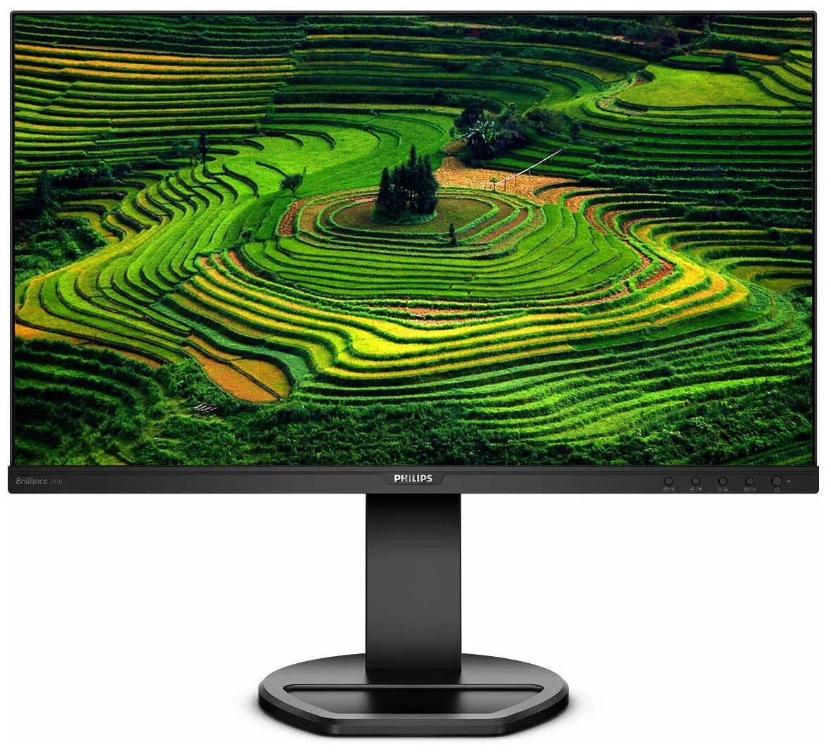 Монитор 23.8" Philips 241B8QJEB (00/01) IPS 1920x1080, 75 Гц, 5 мс, 16:9, 250 кд/м2, 1xHDMI, 1xDP, 1xDVI, 1xVGA, 4xUSB, 1x3.5 мм, черный