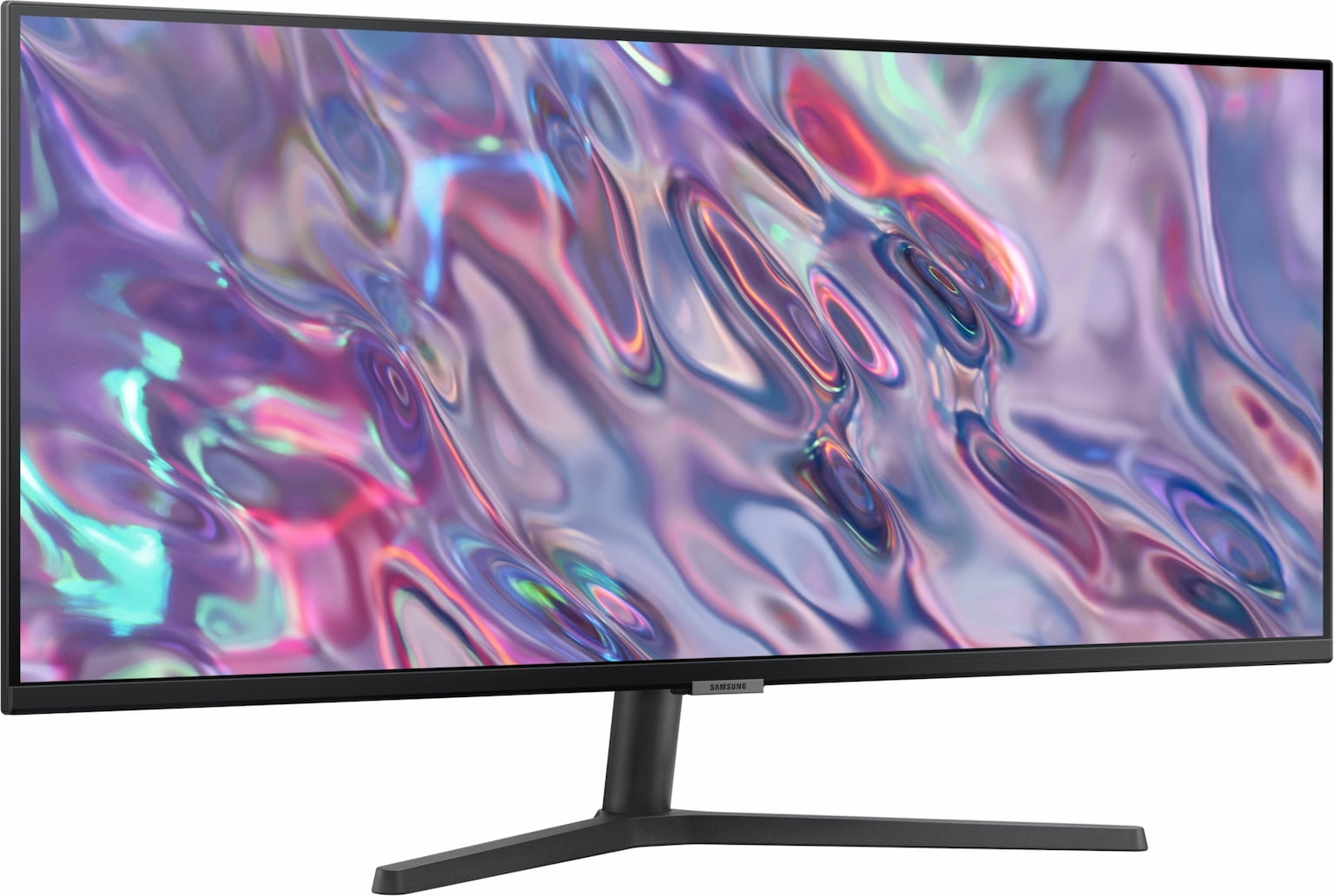 Монитор 34" Samsung ViewFinity S5 S50GC VA 3440x1440, 100 Гц, 5 мс, 21:9, 300 кд/м², 2xHDMI, DisplayPort, HDR, Flicker Free, Low Blue Light, черный