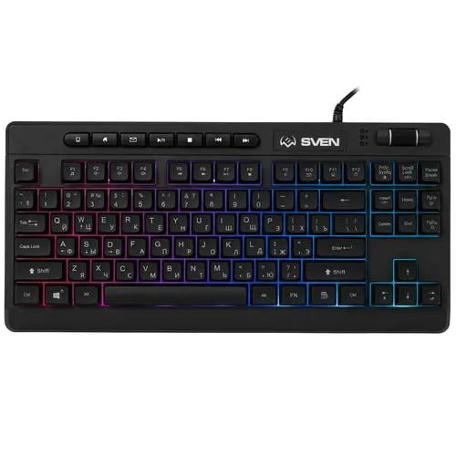 Клавиатура SVEN KB-G8200 проводная, USB Type-A, чёрный