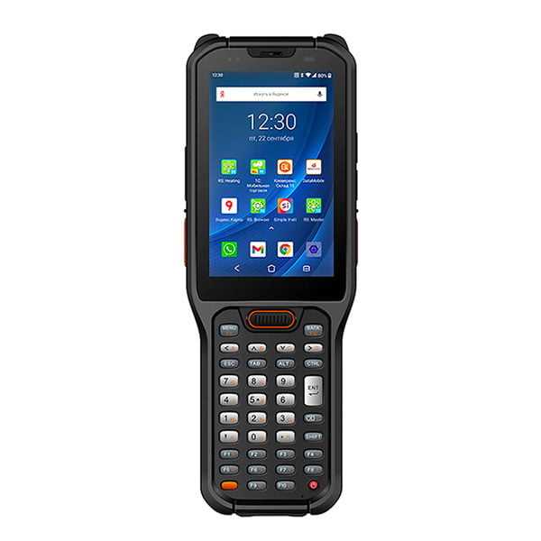 Терминал сбора данных Urovo RT40 (RT40-SS5S10E4011SQ) 2D Imager Standard Range Zebra SE4750 SR, 4/64 ГБ, Android 10, Wi-Fi, Bluetooth, USB Type-C, NFC, GPS, 4G (LTE), GSM, 4 " 480x800 pix, сенсорный
