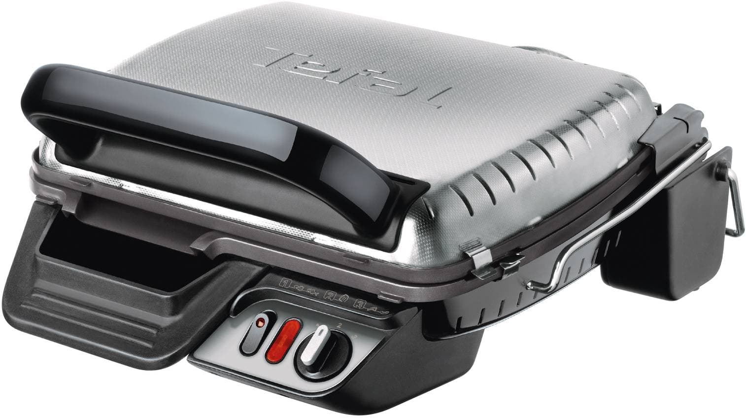 Гриль электрический Tefal GC306012 2000Вт серебристый