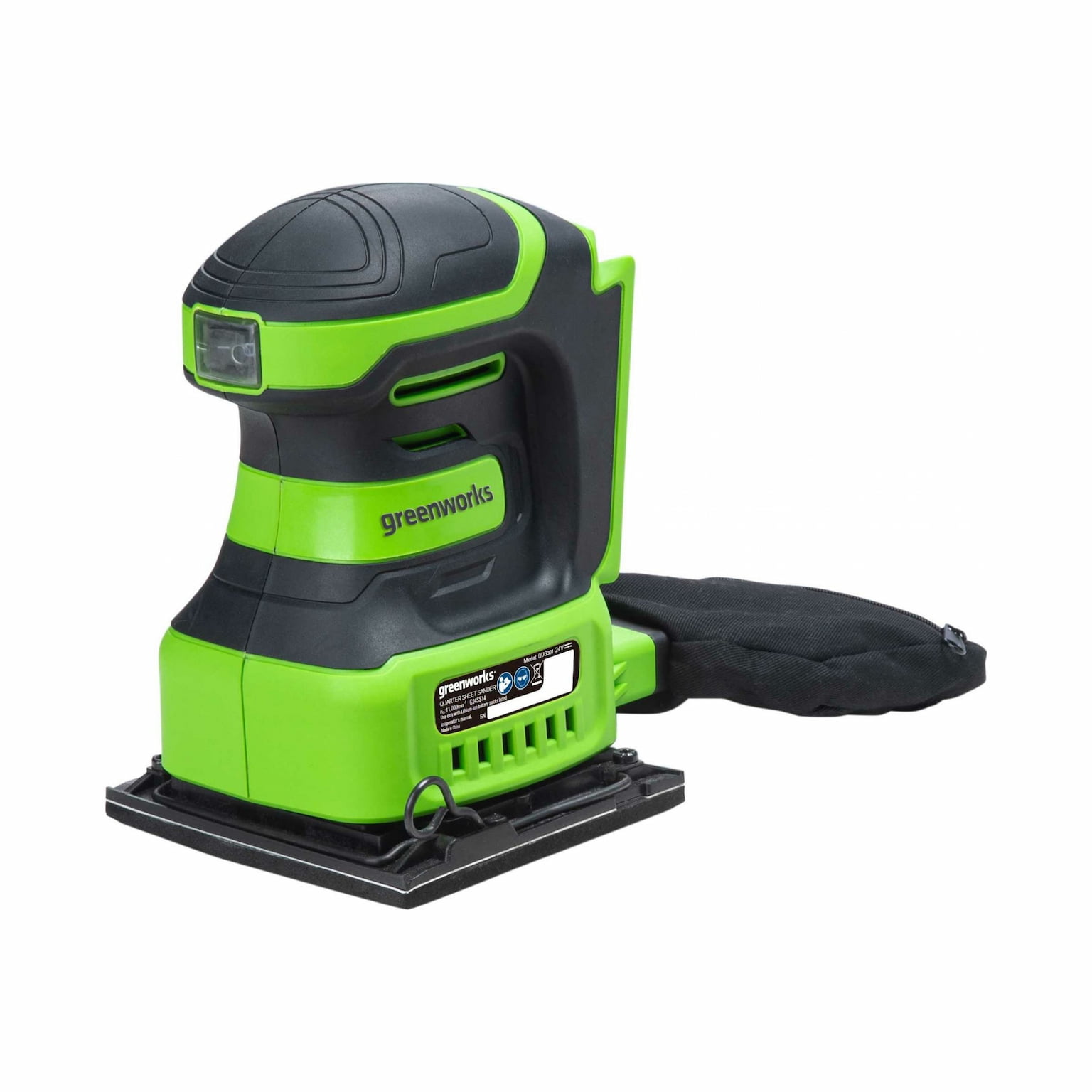 Плоскошлифовальная машина аккумуляторная GreenWorks G24SS14, 24 В, без АКБ и ЗУ (3100507)