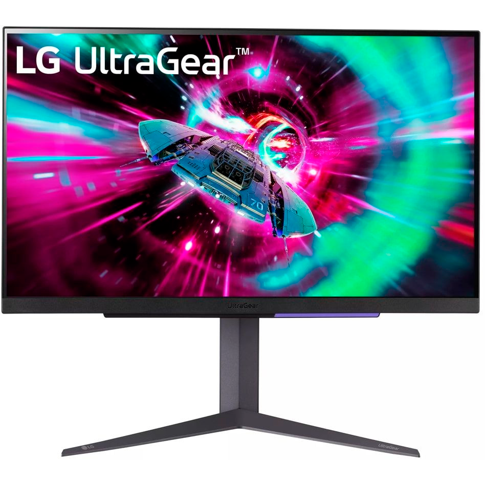 Монитор 27" LG UltraGear 27GR93U-B IPS 3840x2160, 144 Гц, 1 мс, 16:9, 320 кд/м2, 2xHDMI, 1xDP, 1x3.5 мм, черный