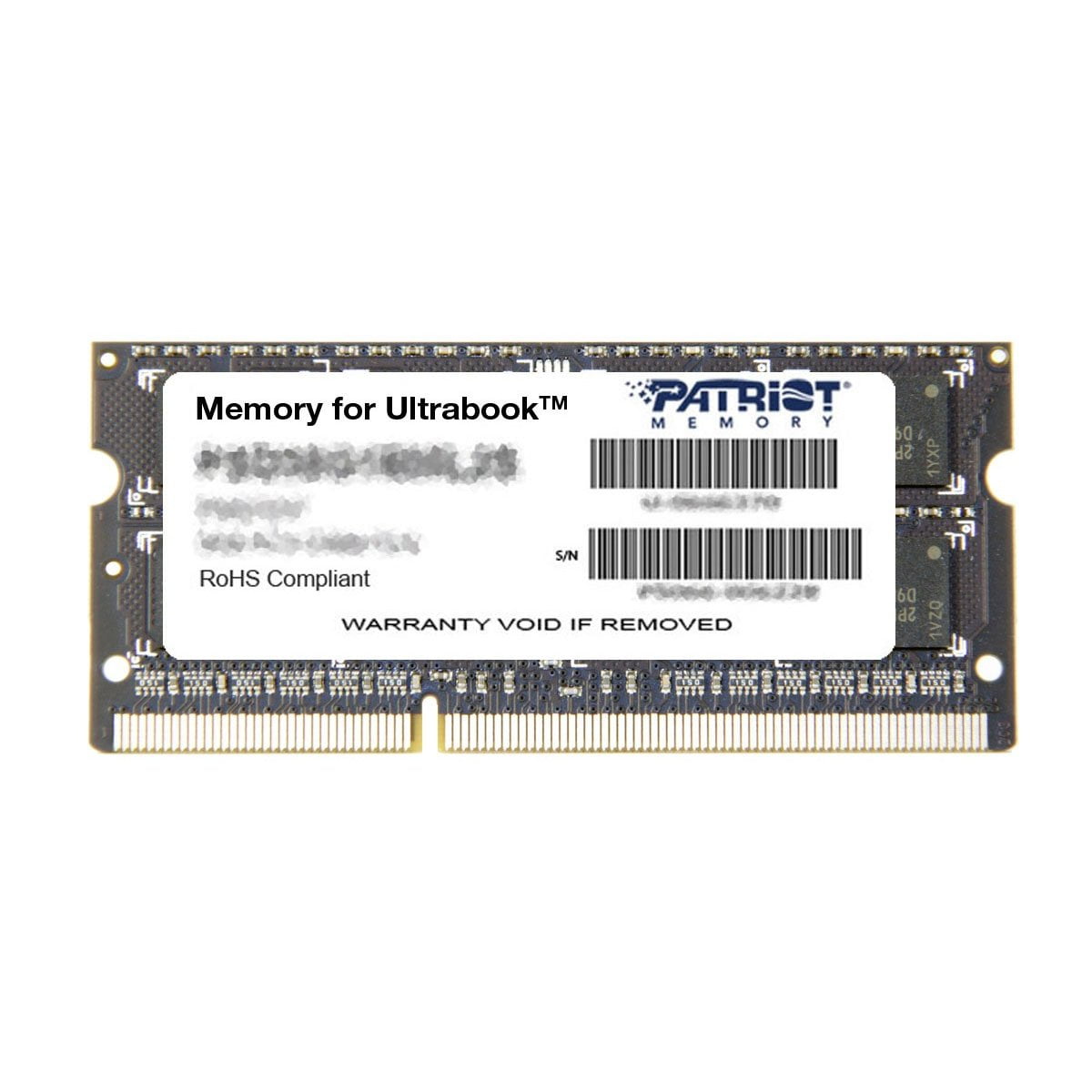 Оперативная память Patriot, DDR3L, 8GB (1x8 GB), 1600 MHz, CL11, SO-DIMM
