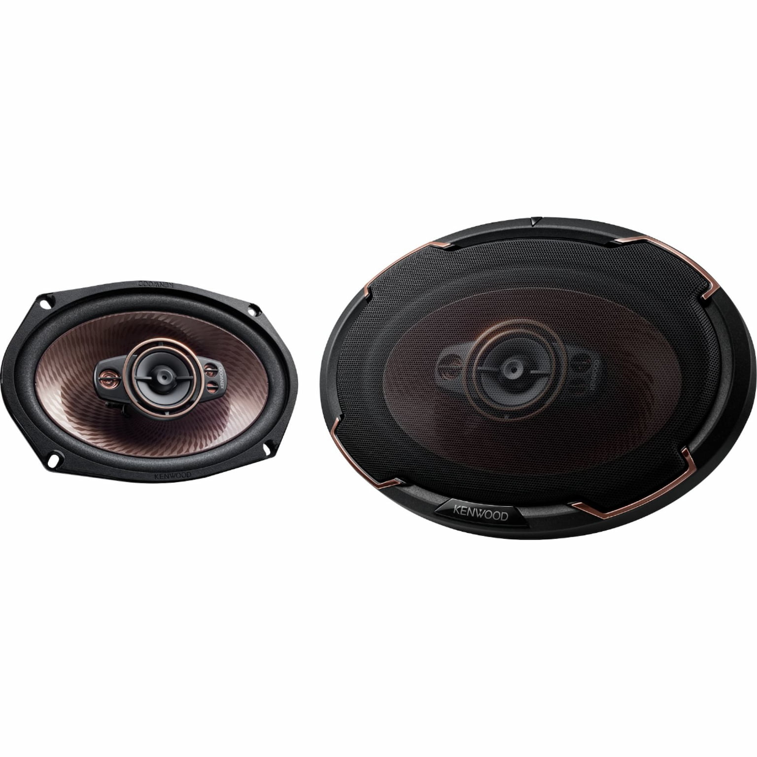 Колонки автомобильные Kenwood KFC-PS6986 600Вт 88дБ 4Ом 15x23см (6x9дюйм) (ком.:2кол.) коаксиальные четырехполосные