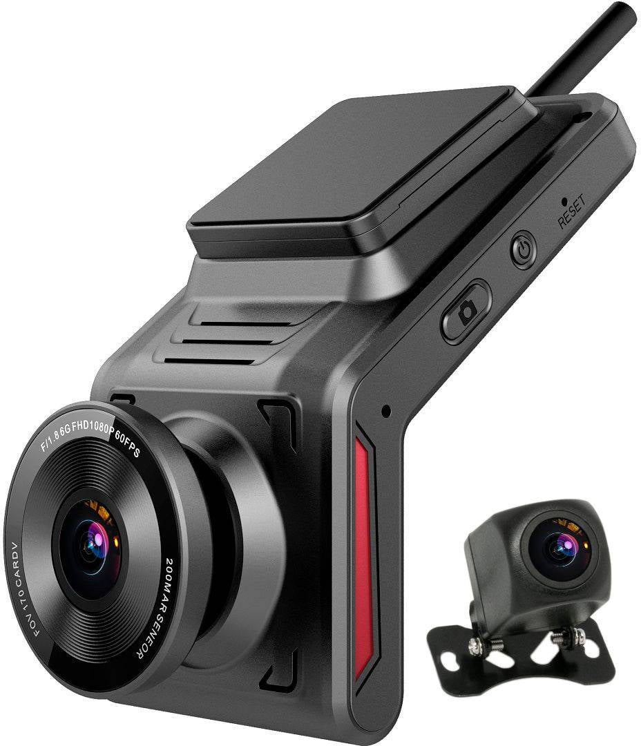 Видеорегистратор TrendVision Online Cloud 4G, 1920x1080, 2", с камерой заднего вида, GPS, Wi-Fi, Bluetooth, G-сенсор, датчик движения