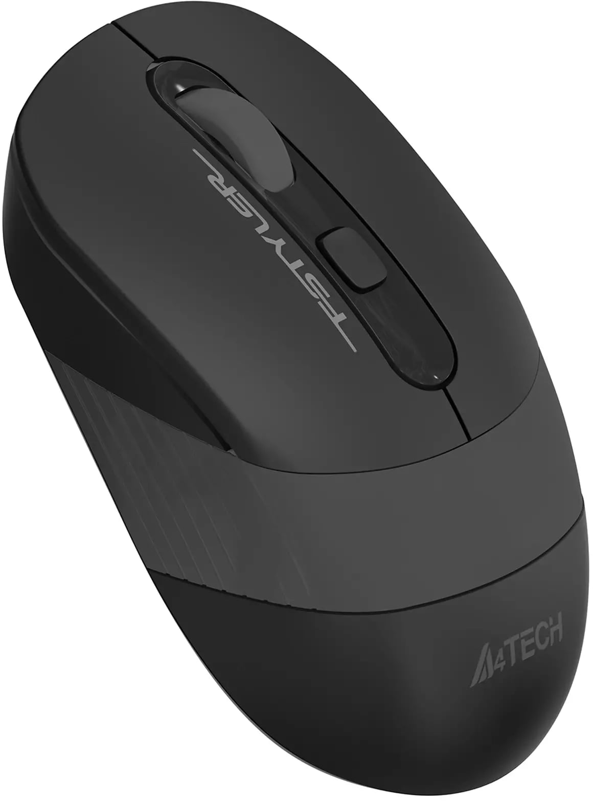 Мышь беспроводная A4Tech Fstyler FG10 черный/серый, 2000 dpi, USB, радиоканал, кнопки - 4