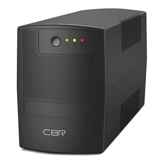 Источник бесперебойного питания CBR UPS-TWP-101EJ-650 / 650ВА / 390Вт, Schuko CEE 7 x2 outlets, USB Type-B, RJ11/45