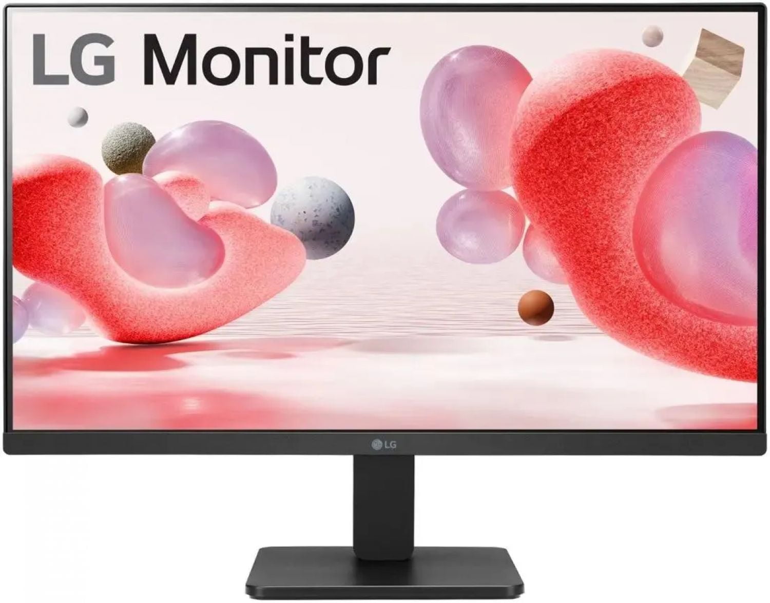 Монитор 23.8" LG 24MR400-B IPS 1920x1080, 100 Гц, 5 мс, 16:9, 250 кд/м², HDMI, VGA, Flicker Free, Low Blue Light, стабилизатор черного цвета, трехсторонний безрамочный дизайн, черный