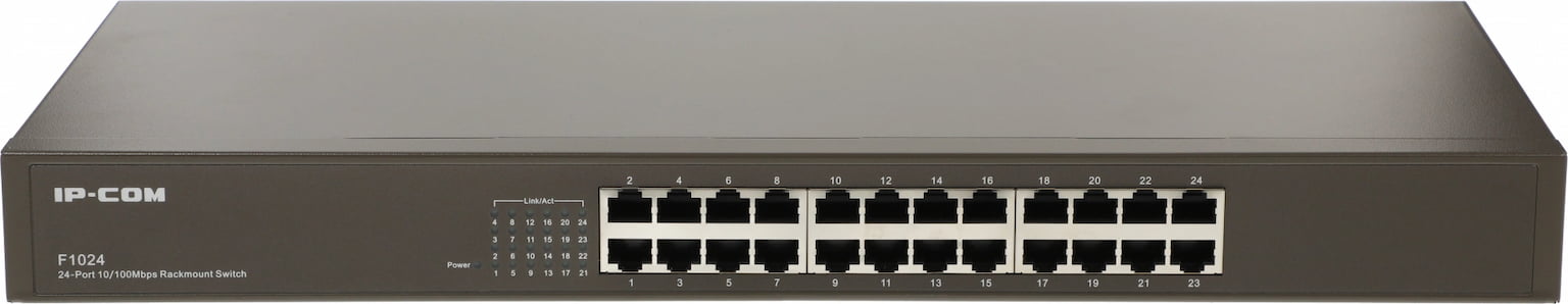 Коммутатор IP-COM F1024, 24×100 Мбит/с, неуправляемый
