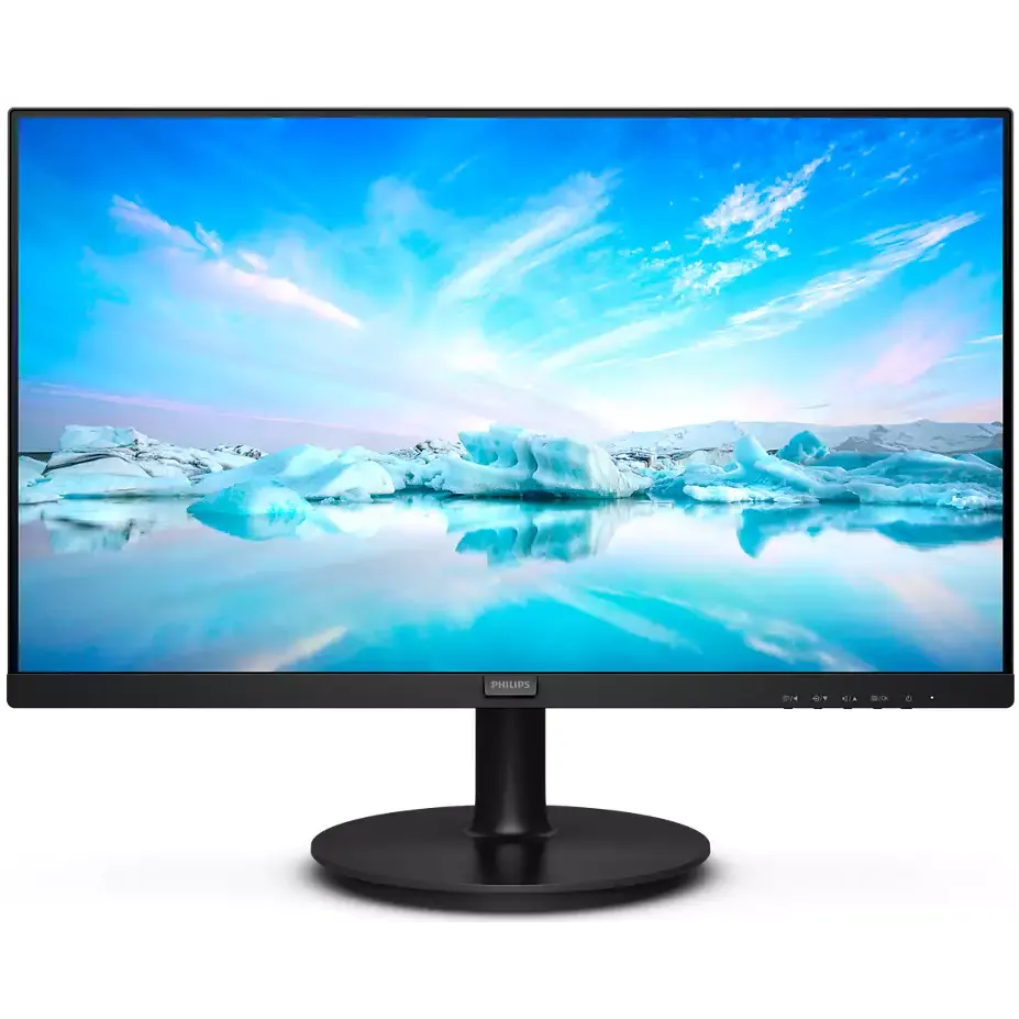 Монитор 27" Philips 271V8LAB VA 1920x1080, 100 Гц, 4 мс, 16:9, 250 кд/м2, 1xHDMI, 1xVGA, 1x3.5 мм, черный