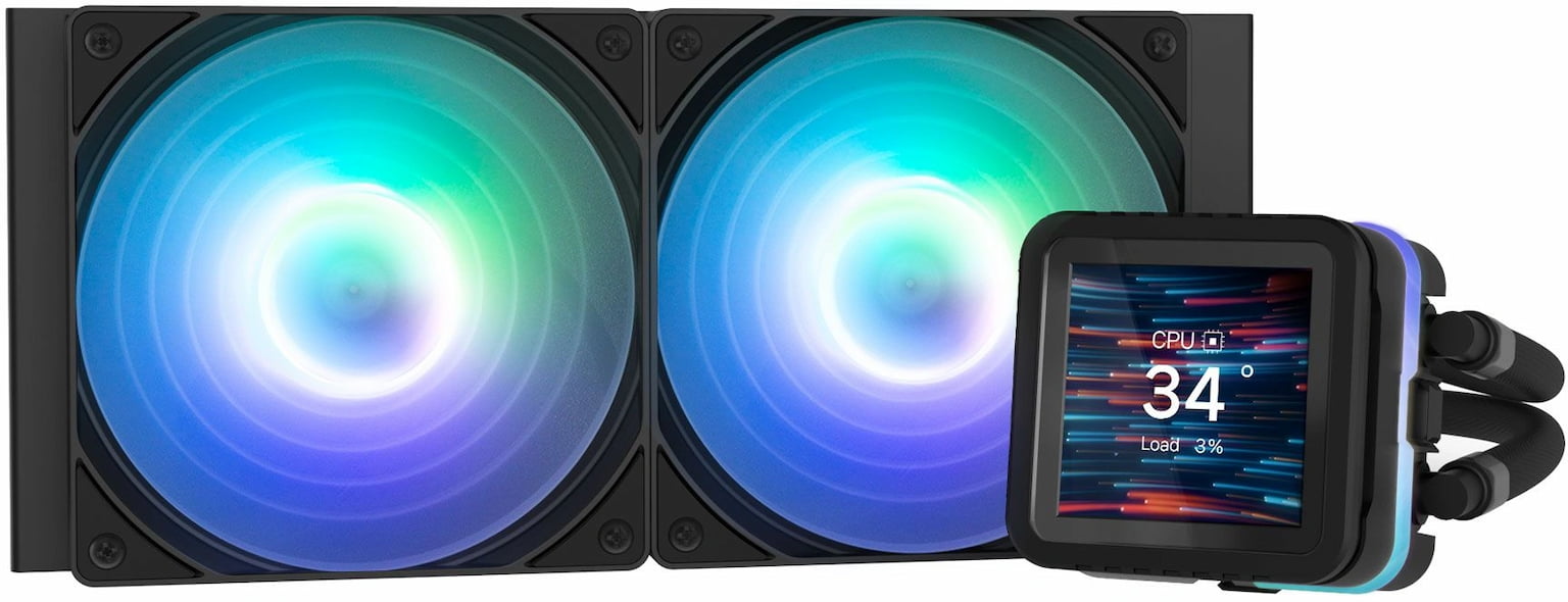 Система жидкостного охлаждения Zalman Alpha2 A24 DS ARGB черная 120мм алюминий+медь 2000rpm 29.7db 4-pin 320W