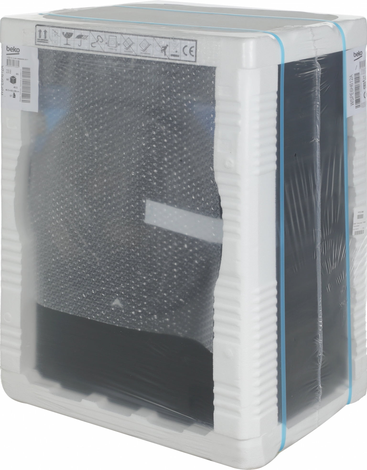 Стиральная машина Beko WSPE 6H612A черный, загрузка фронтальная 6,5 кг, 1200 об/мин., класс: А++