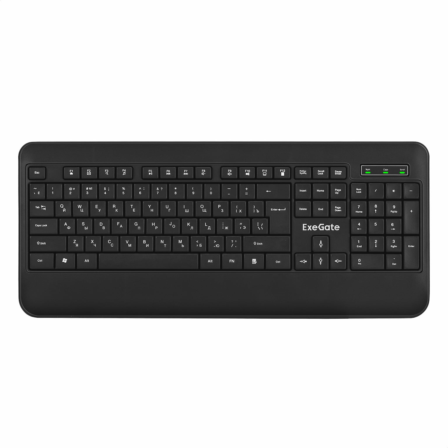 Клавиатура проводная ExeGate Professional Standard LY-E5500M, USB, черный