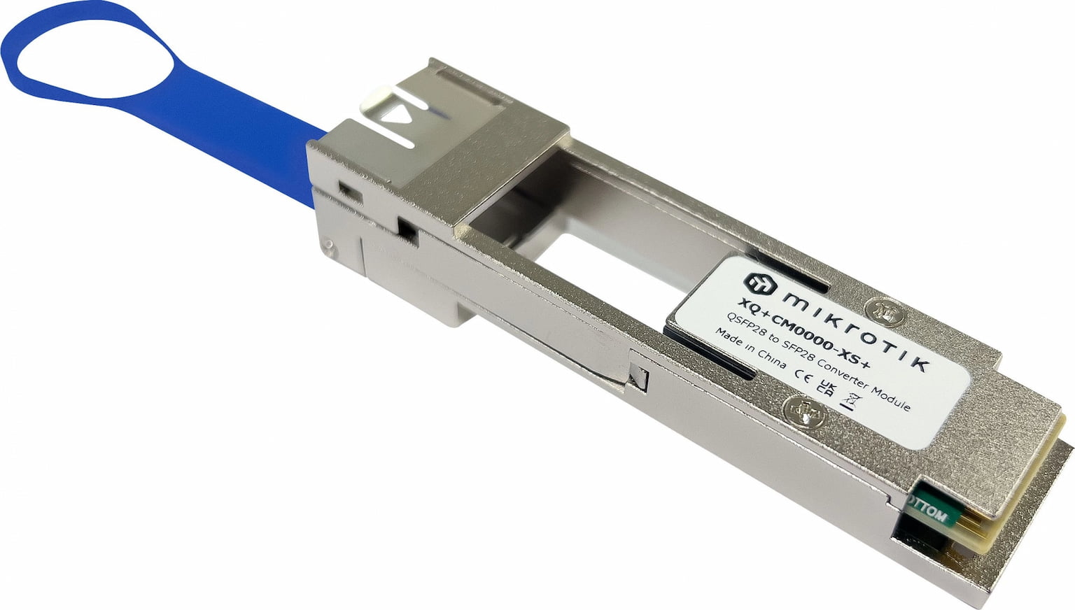 Конвертер MikroTik XQ+CM0000-XS+ Adapter from QSFP28(100G) to SFP28(25G)