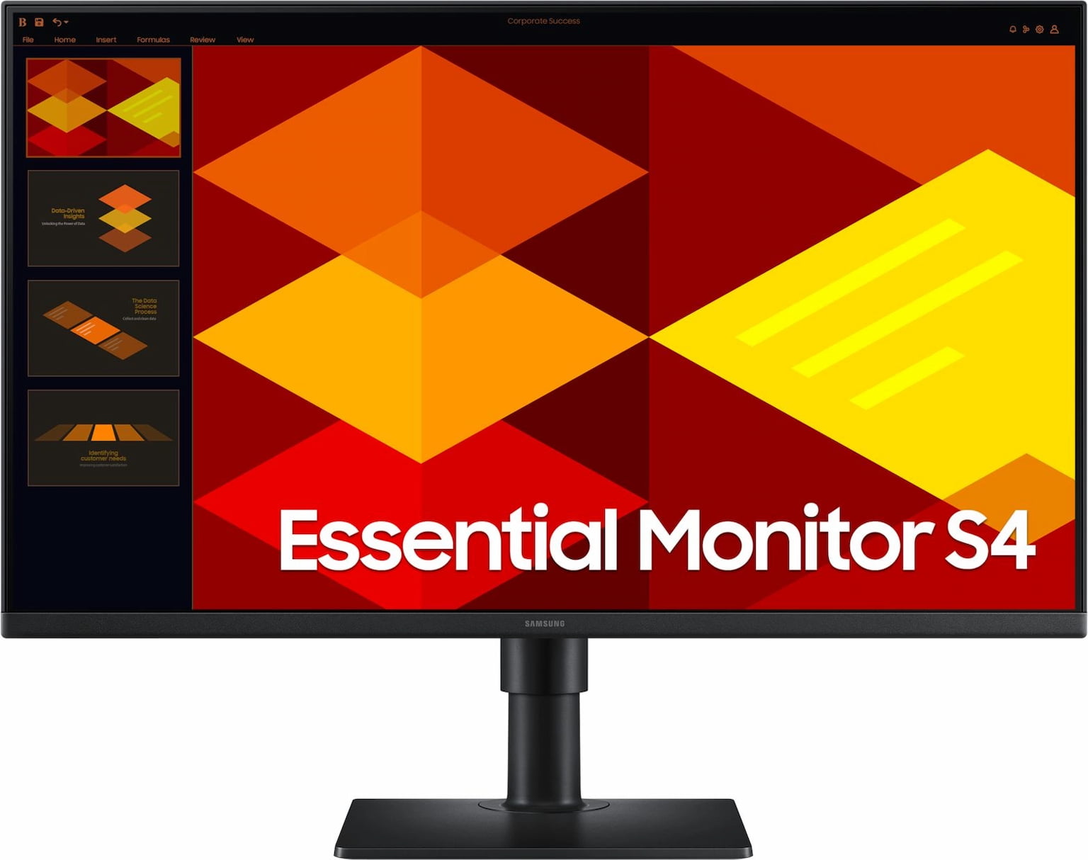 Монитор 27" Samsung S27D400GA IPS 1920x1080, 100 Гц, 5 мс, 16:9, 250 кд/м², 2xHDMI, DisplayPort, Flicker Free, Low Blue Light, черный