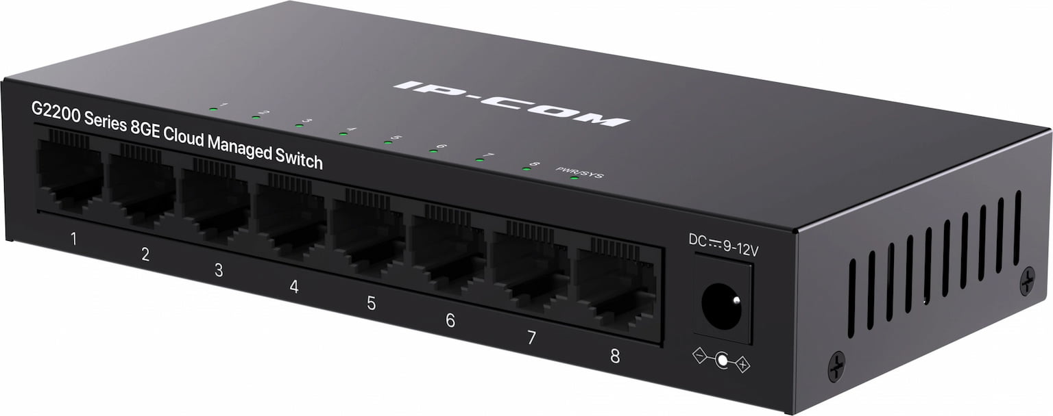 Коммутатор IP-COM G2208D, 8×1 Гбит/с, управляемый