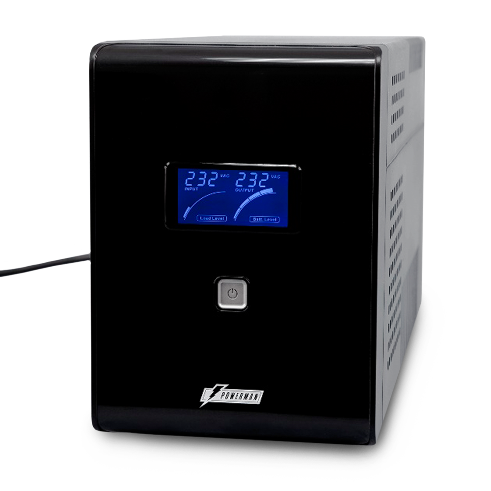 Источник бесперебойного питания Powerman Smart Sine 1500 / 1500 ВА / 1050 Вт / 4 x CEE 7 (евророзетка)